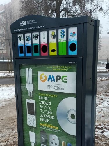 Mazurskim Punkcie Elektroodpadów.