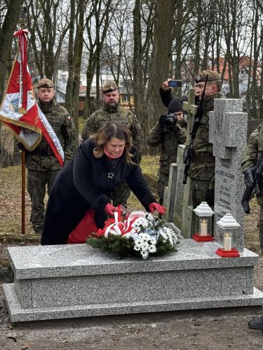 Odsłonięcie i poświęcenie grobu kpt. Józefa Kalecińskiego ps. „ADIL”