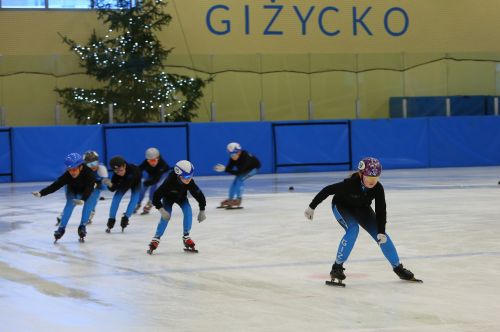 Wizyta Ministra Sportu i Turystyki na giżyckim lodowisku