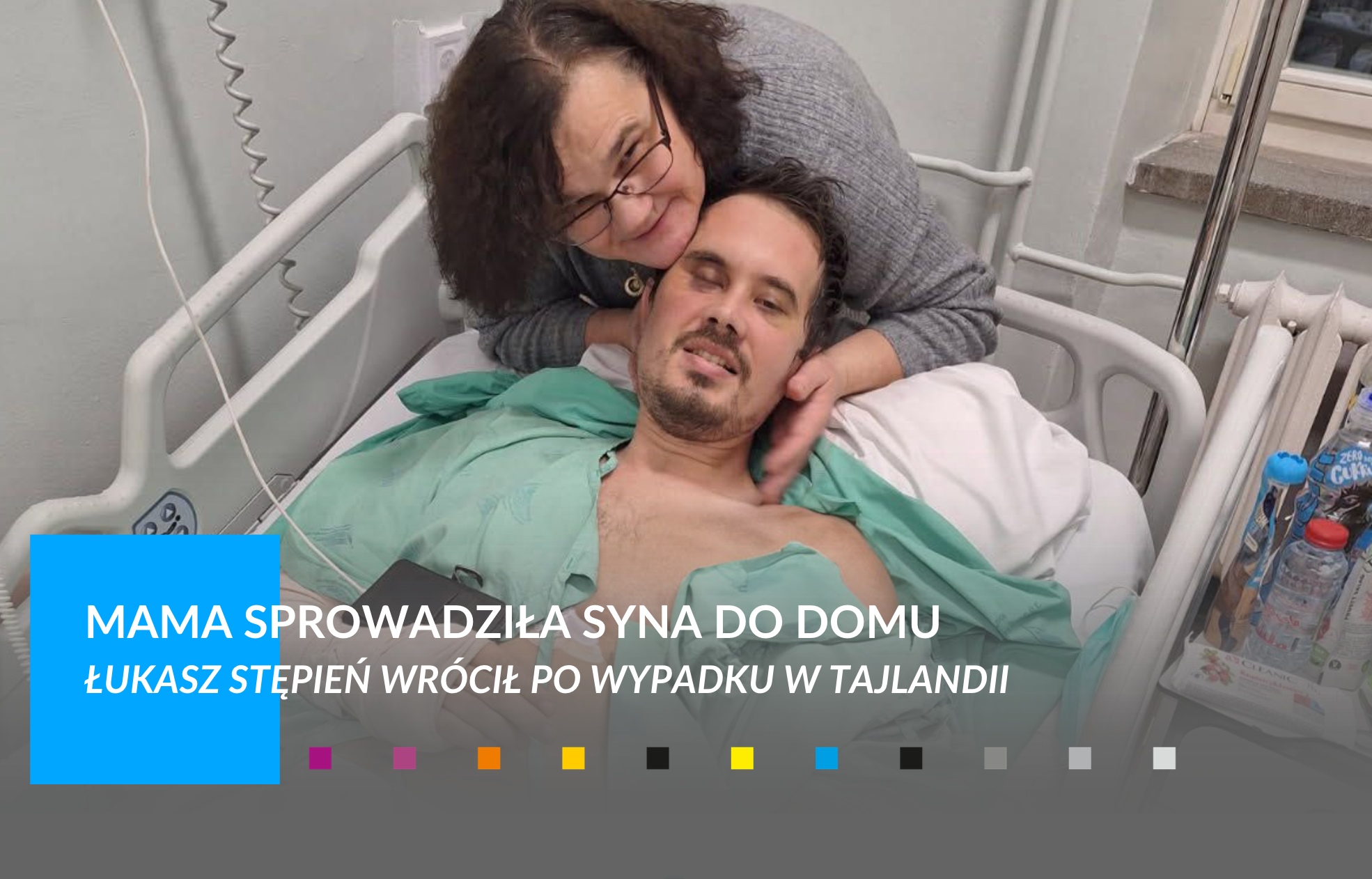 Henryka Stępień i Łukasz Stępień w Szpitalu Klinicznym Dzieciątka Jezus